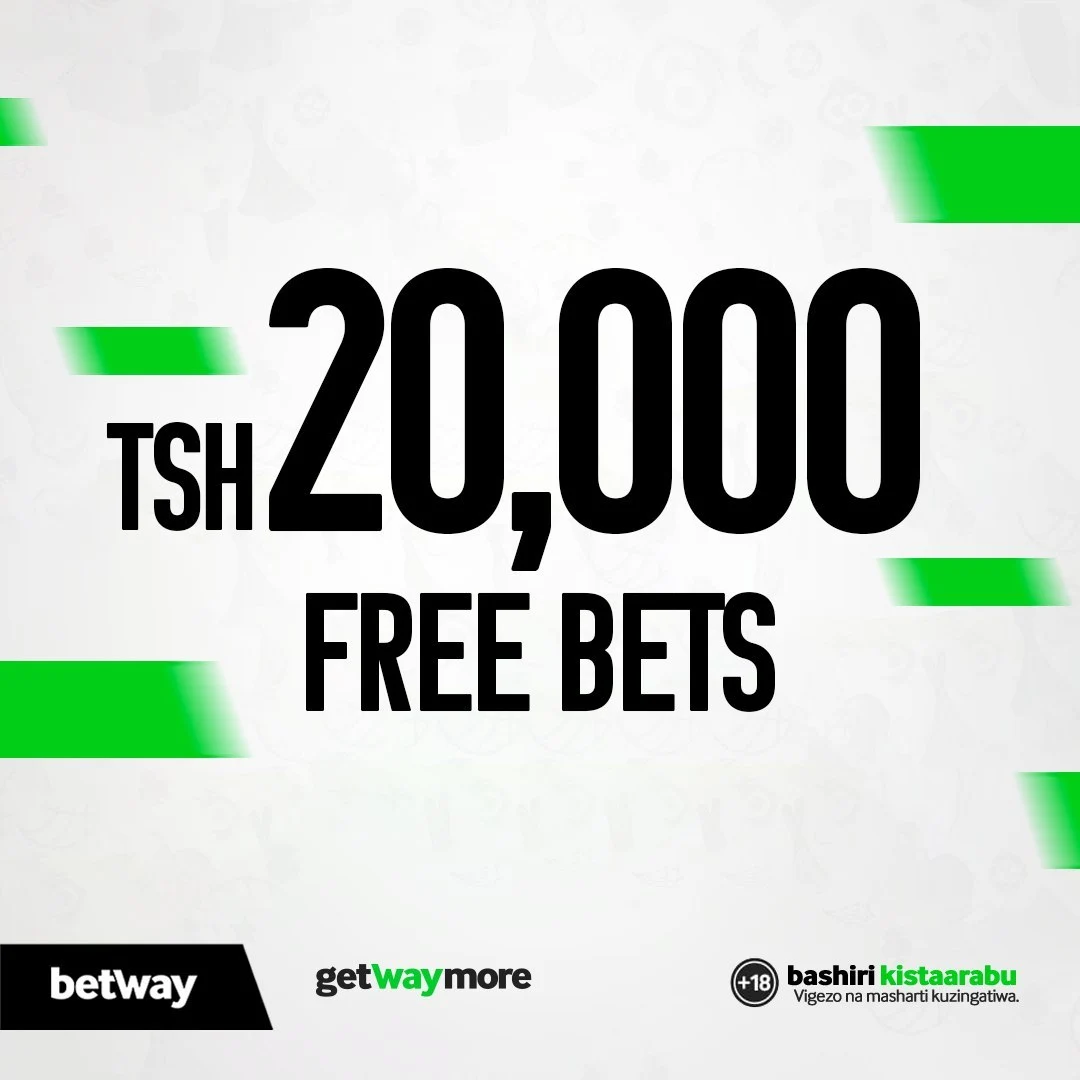 Freebet Betway Tsh. 20,000